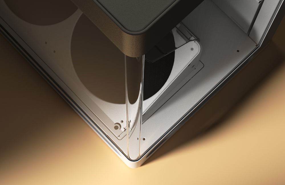 Unutrašnjost HAVN HS 420 VGPU Midi Tower White kućišta s dvokomorskim dizajnom